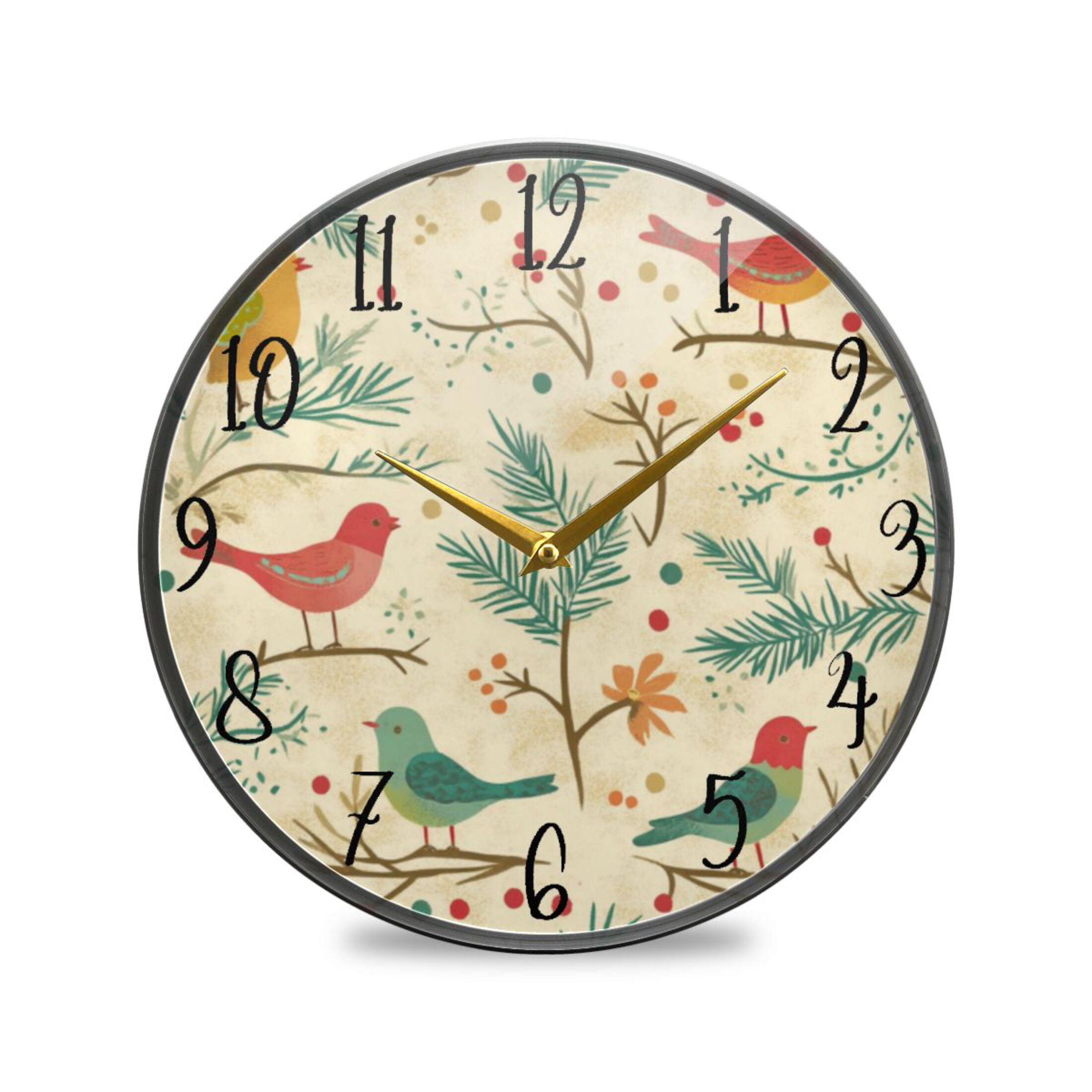 Acrylic Circular Clock 9.5x9.5 Inch Circular Clock Decorative Clock ...