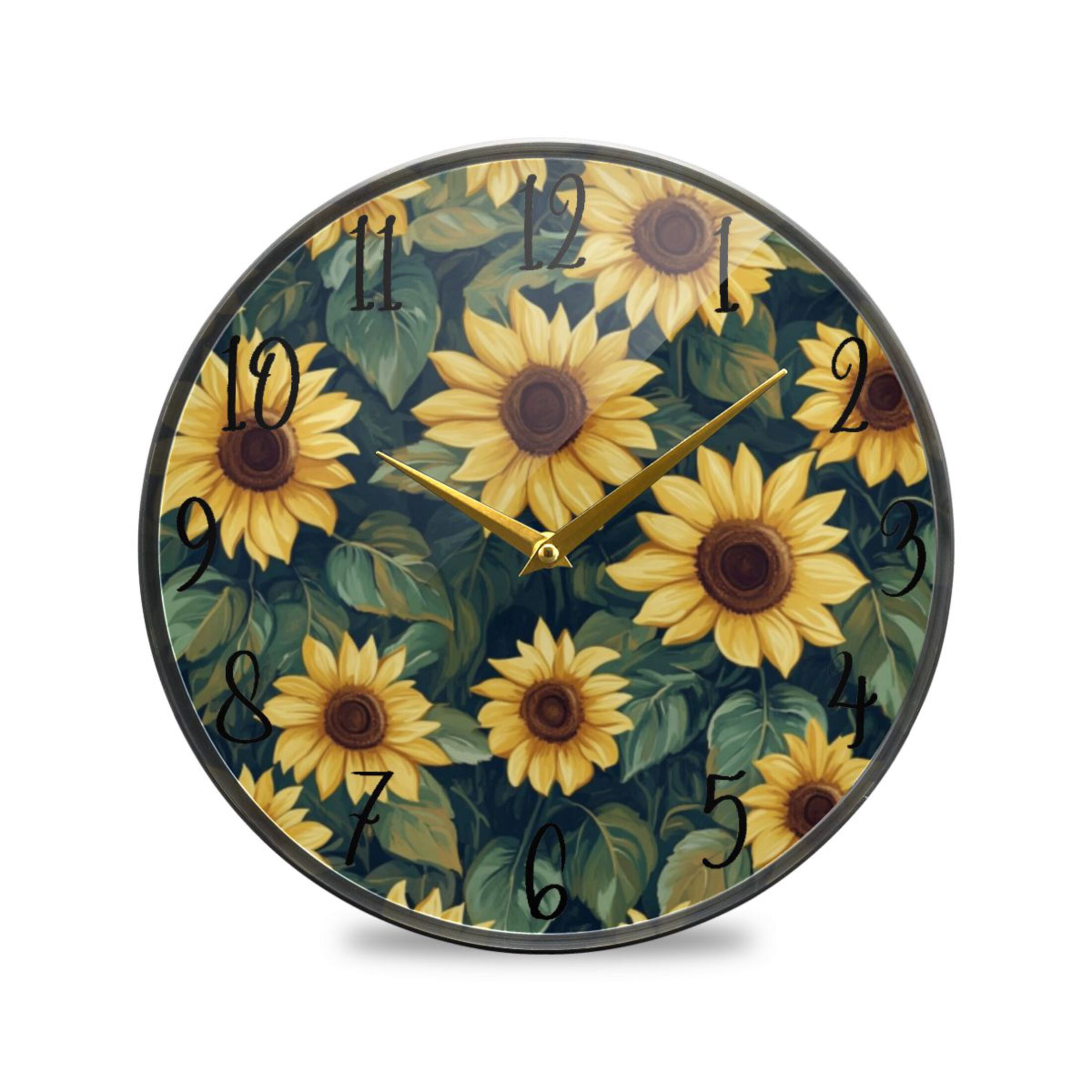 Acrylic Circular Clock 9.5x9.5 Inch Circular Clock Decorative Clock ...