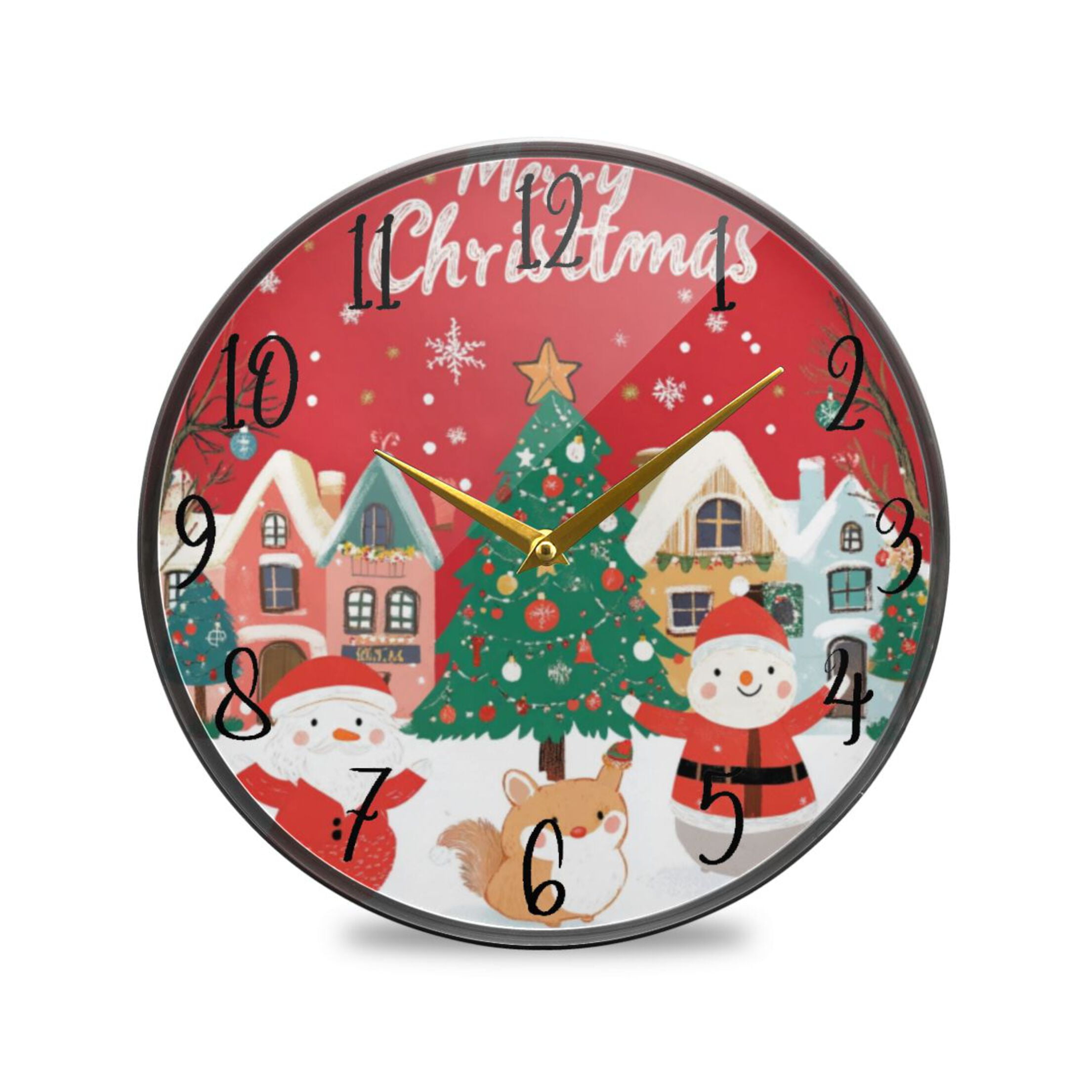 Acrylic Circular Clock 9.5x9.5 Inch Circular Clock Decorative Clock ...