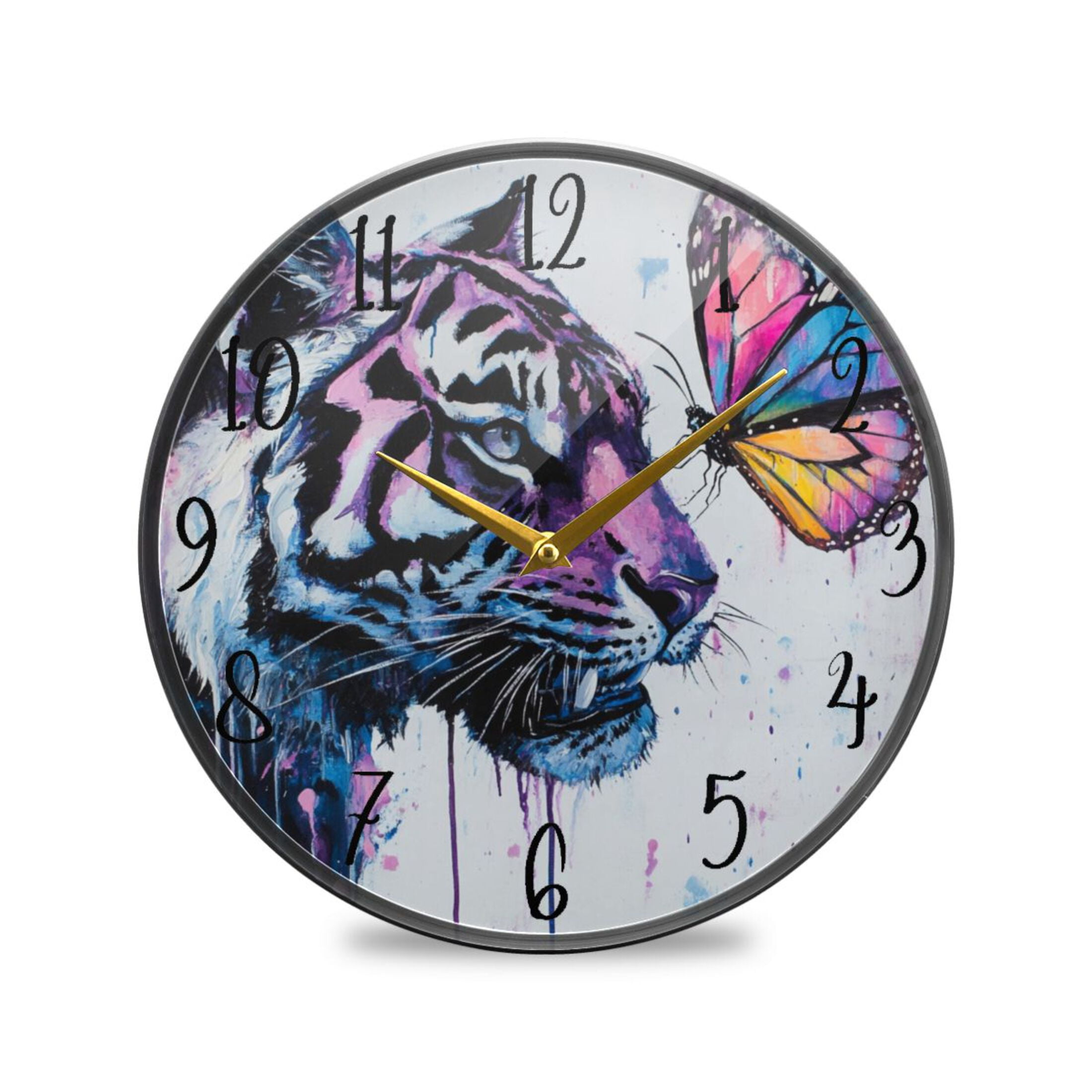 Acrylic Circular Clock 9.5x9.5 Inch Circular Clock Decorative Clock ...