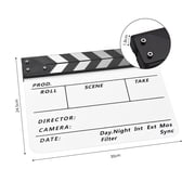 Acrylic Clapperboard Film Clapboard Movie Director's Slate Cut Action Scene Clapper Board Film Slate Dry Erase