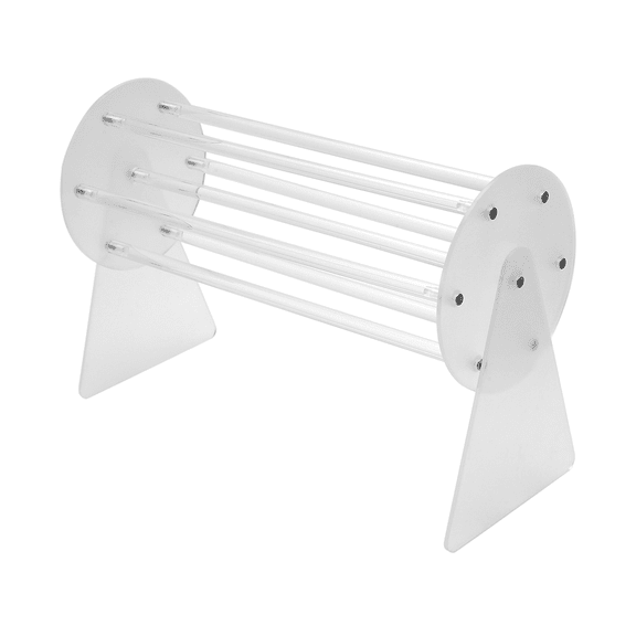 Acrylic Claw Clip Organizer Holder,360Degree Rotating Holder and Storage,Hair Display for Women