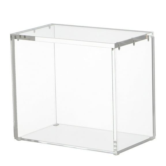 Acrylic Clear Booster Box Display Case with Lid Stackable Transparent for Trading Card Collectible Storage Organizer
