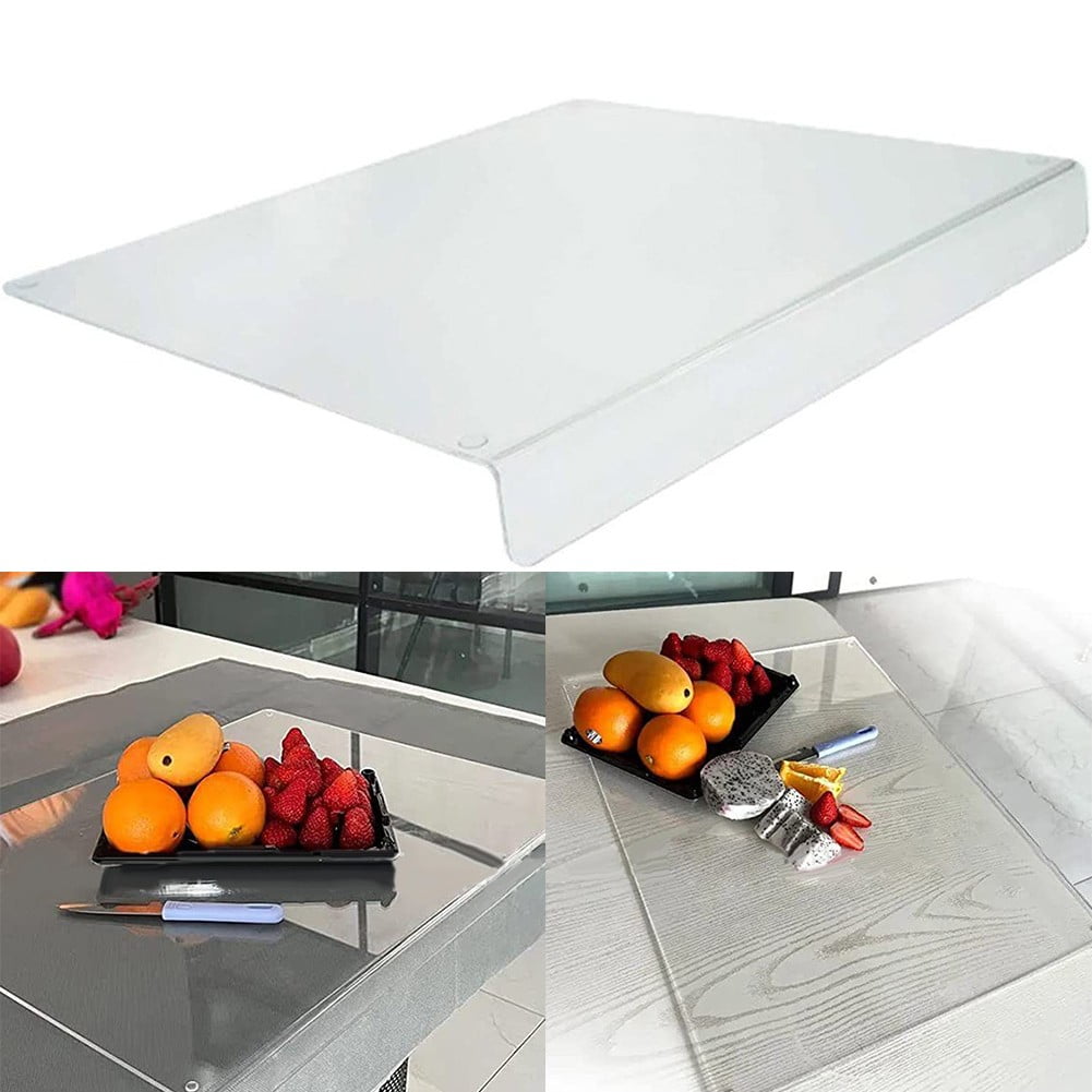 Cutting Board For Kitchen Counter Modern Kitchen Accessory. Clear Acrylic  Cutting Board Chopping Board With Lip Kitchen Countertop Protector