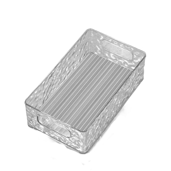 Acrylic Clear Desktop Storage Box and Drawer Organizer, Transparent Bin for Cosmetics, Snacks, and Sundries, Stackable Makeup Mask Shelf for Vanity and Office Clear