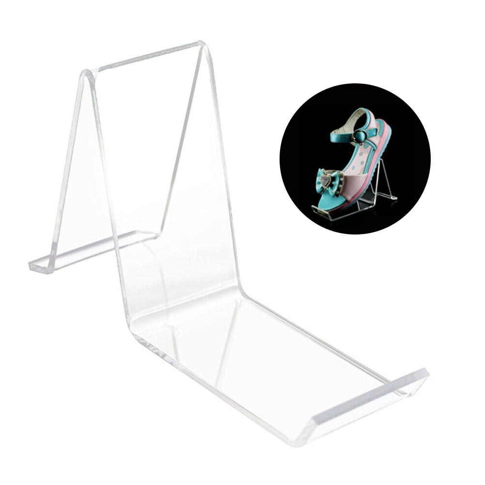 Acrylic Clear Sandal Shoe Store Display Stand Shoe Shaper Forms Inserts