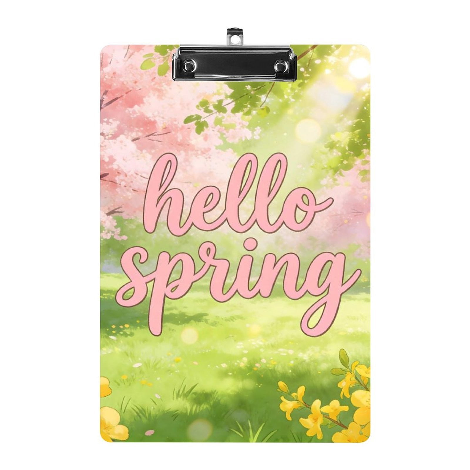 Acrylic Clipboard A4 Durable Lightweight Writing Board with Sturdy Clip ...