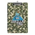 Acrylic Clipboard Green Camo Blue Gorilla Tag Clipboard Standard A4