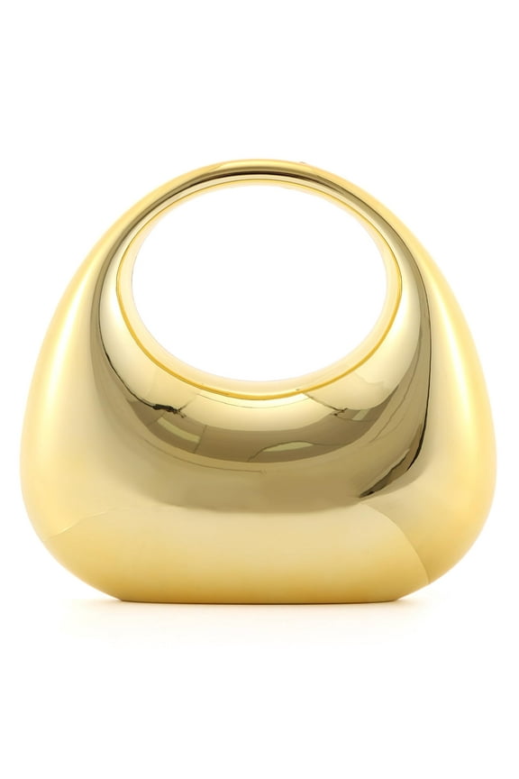 Acrylic Clutch Purse for Women Gold Moon Evening Handbag Glitter Top Handle Bag for Formal Party