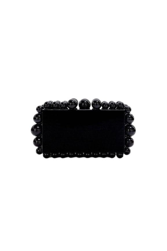 Women Pearl Clutch Box Purse Marble Handbag For Wedding Cocktail Party Banquet