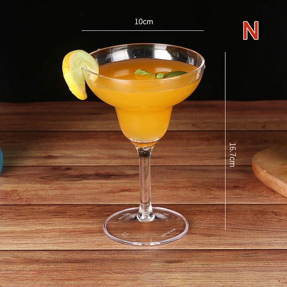 Acrylic Cocktail Cup Unbreakable Wine Glass Home Wedding Party Bar Goblet Red Juice Wine Drinking Glasses Bar Tools