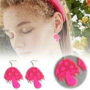 YILLMSN Acrylic Colorful Dangle Drop Earrings For Women Sweet Fresh Chic Charm Food Pendant Drop Earrings For Women Jewelry Bridal Earrings Halloween Earrings For Women