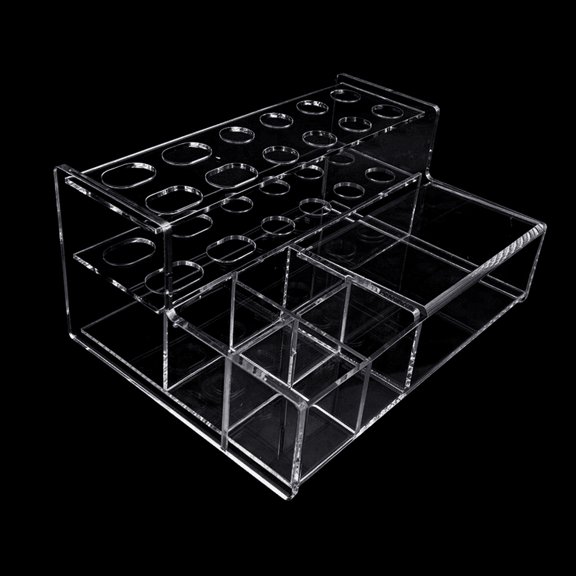 Acrylic Composite Resin Placement Holder Stand Syringes Applicator Dispenser Bonding Storage Box Tool