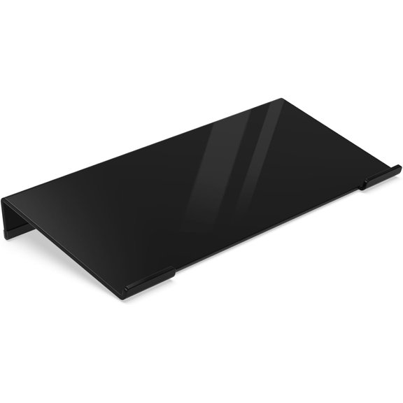 Acrylic Computer Keyboard Stand for Desk, Keyboard Riser Tilt Lift, Keyboard Holder for Desktop, Desk Keyboard Lifter（Black）