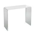 thumbnail image 1 of Acrylic Console Table, Clear End Table, Transparent Side Table 37.95x15x29.13 inch, U-Shape Design, Living Room, Foyer, 1 of 7