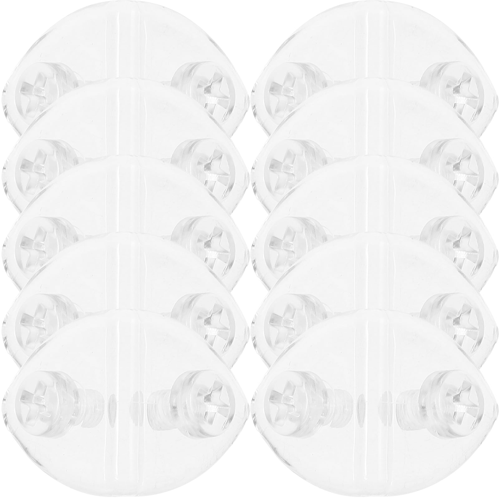 Guichaokj Acrylic Corner Code Right Angle Shelf Brackets White Put Out