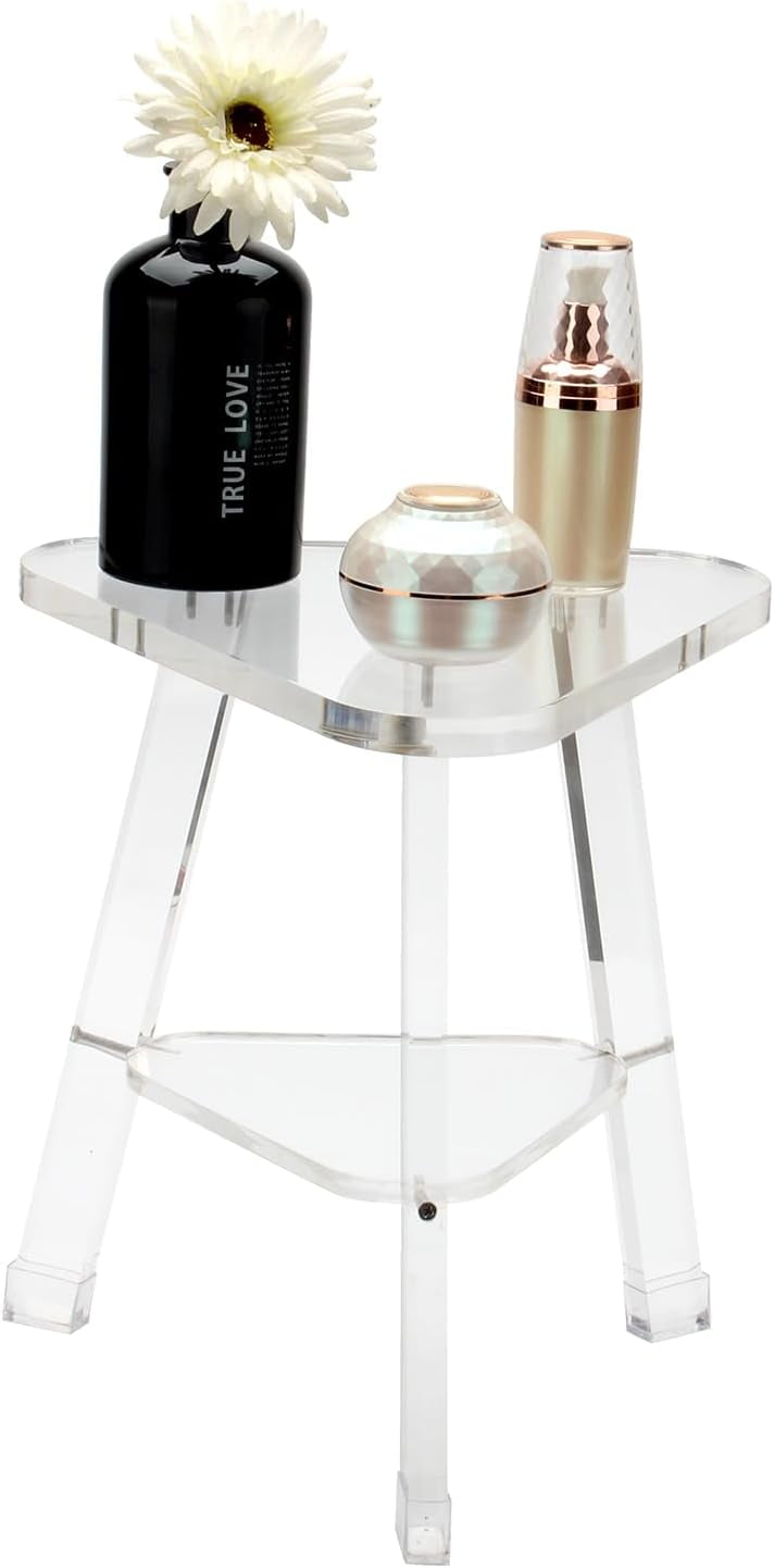 Acryl Duschhocker Eckig - Mit Ablage Für Badezimmer & Spa