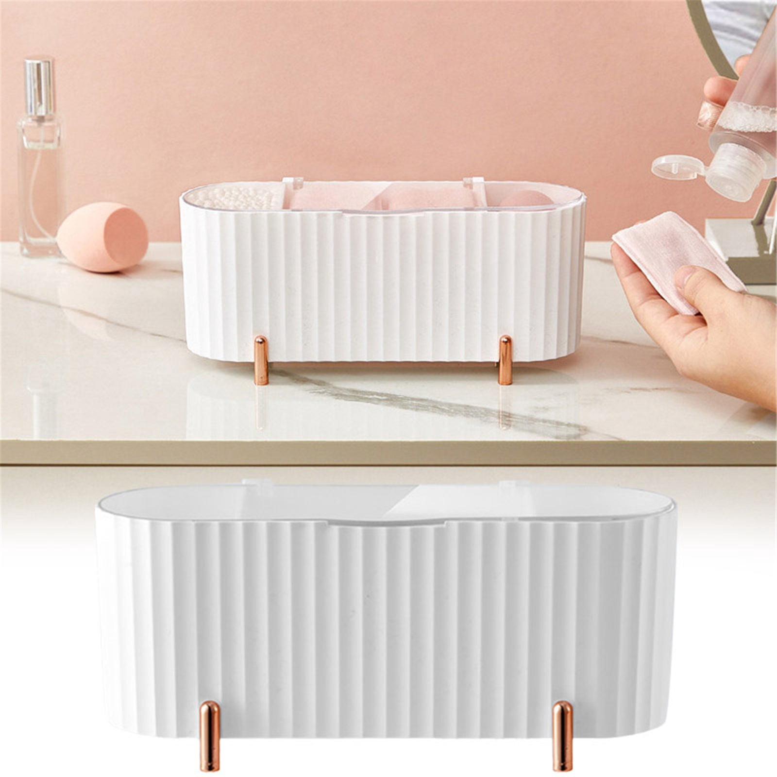 Acrylic Cosmetic Organizer With Drawers For Makeup Storage And Jewelry ...