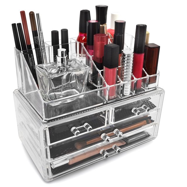 Acrylic Cosmetic and Makeup Storage Case Display