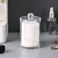 thumbnail image 1 of Acrylic Cotton Round Storage Box & Dispenser for Cosmetic Pads, Q-Tip Container, Clear Makeup Organizer, 1 of 3