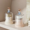 thumbnail image 1 of Acrylic Cotton Swab Storage Box with Lid, Cute Transparent Qtip Organizer for Bathroom, Makeup, Cosmetics, , , Toothpick Holder, Pink/White, 1 of 6