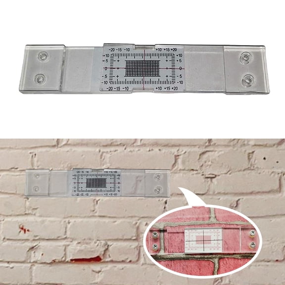 Acrylic Crack Monitor, Size Chart Stopping Point Gauge,Geotechnical Engineering Equipment,Road Pavement Marker,Mixing Ratio Ruler