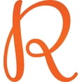 thumbnail image 1 of Acrylic Craft Letters, Lobby Sign R Script, 1'' Tall Fluorescent Orange Alphabet, 1 of 5