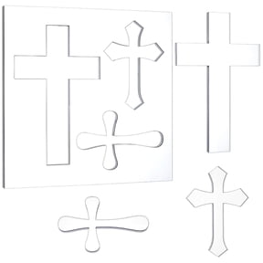 Acrylic Crosses Router Template Clear Template 8mm Thicken Woodworking Drawing Templates Decorative Transparent Router Inlay Templates