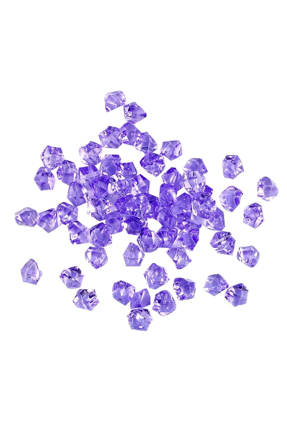 Acrylic Crystal Gems 50PCS Fake Ice Rocks Plastic Diamonds Vase Fillers Decorative Stones for Wedding Table Centerpiece Party Decor Fish Tank Display