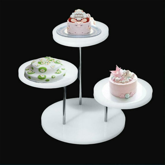 Acrylic Cupcake Stand 12-Tier Display Rack For Jewelry Cake Dessert Party Acrylic & Stainless Steel Construction Safe Environmentally Friendly Waterproof Durable