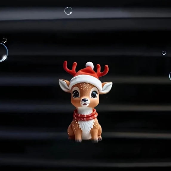 Acrylic Cute Animal-Shaped Car Air Outlet Aromatherapy with Lemon Scent for Refreshing Drive