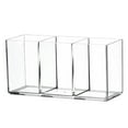 thumbnail image 1 of Acrylic Cutlery Organizer Rack with 3 Compartments for Kitchen Countertop Storage Caddy for Utensils and Flatware Keeps Forks and Spoons NeatlyAide111, 1 of 6