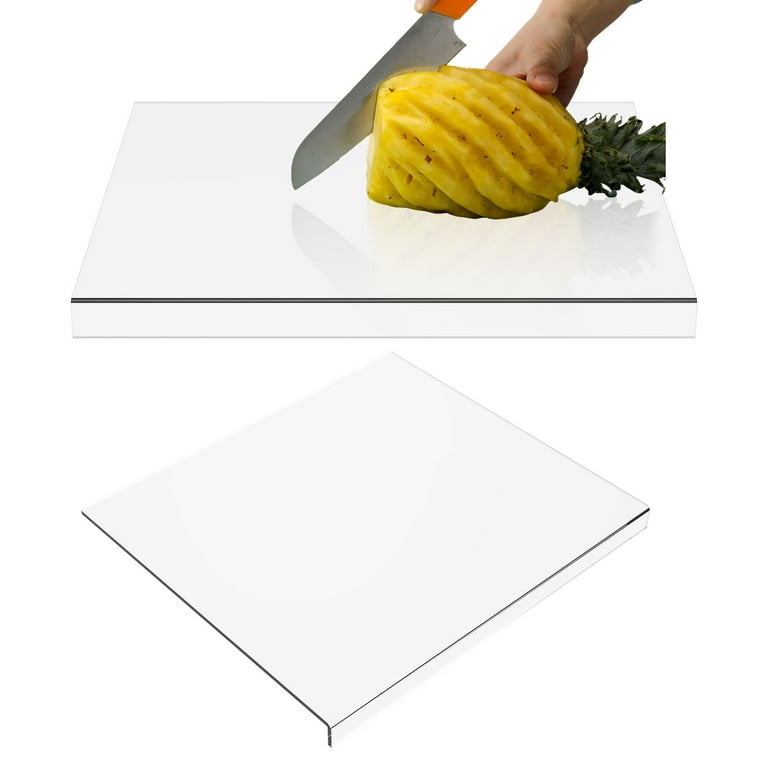 Acrylic Cutting Board Transparent Cutting Board with Lip Edge