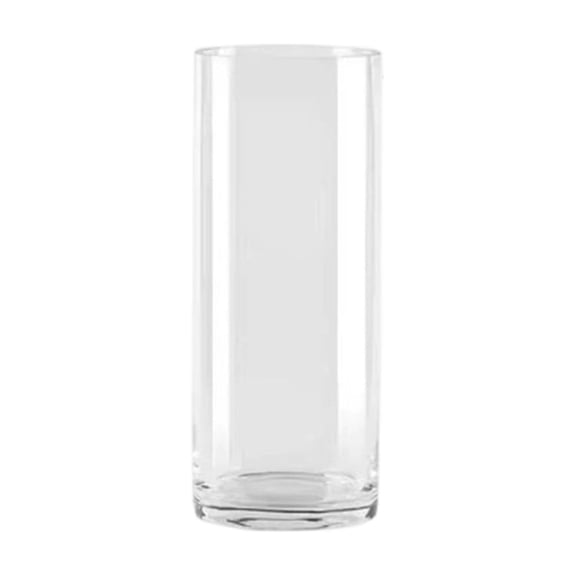 Acrylic Cylinder Vase, Shatterproof Clear, 4.0 Inch Diameter 9.8 Inch Height, For Living Room Floor Flower Lucky Bamboo Arrangement, 1 Pack