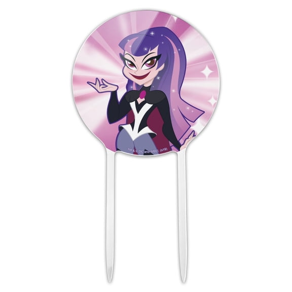 Acrylic DC Super Hero Girls Zatanna Cake Topper Party Decoration for Wedding Anniversary Birthday Graduation