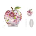 thumbnail image 1 of Acrylic Decorative Sign, Crystal Apple 2D Flat Print Acrylic Decorative, Desktop Decoration for Home Office Garden, with Stand, 6.3x5.5in, Pink, 1 of 8