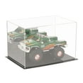 thumbnail image 1 of Acrylic Deluxe Display Case with Mirror - Medium Rectangle Box 12" x 8.25" x 8" (A004-DS), 1 of 9