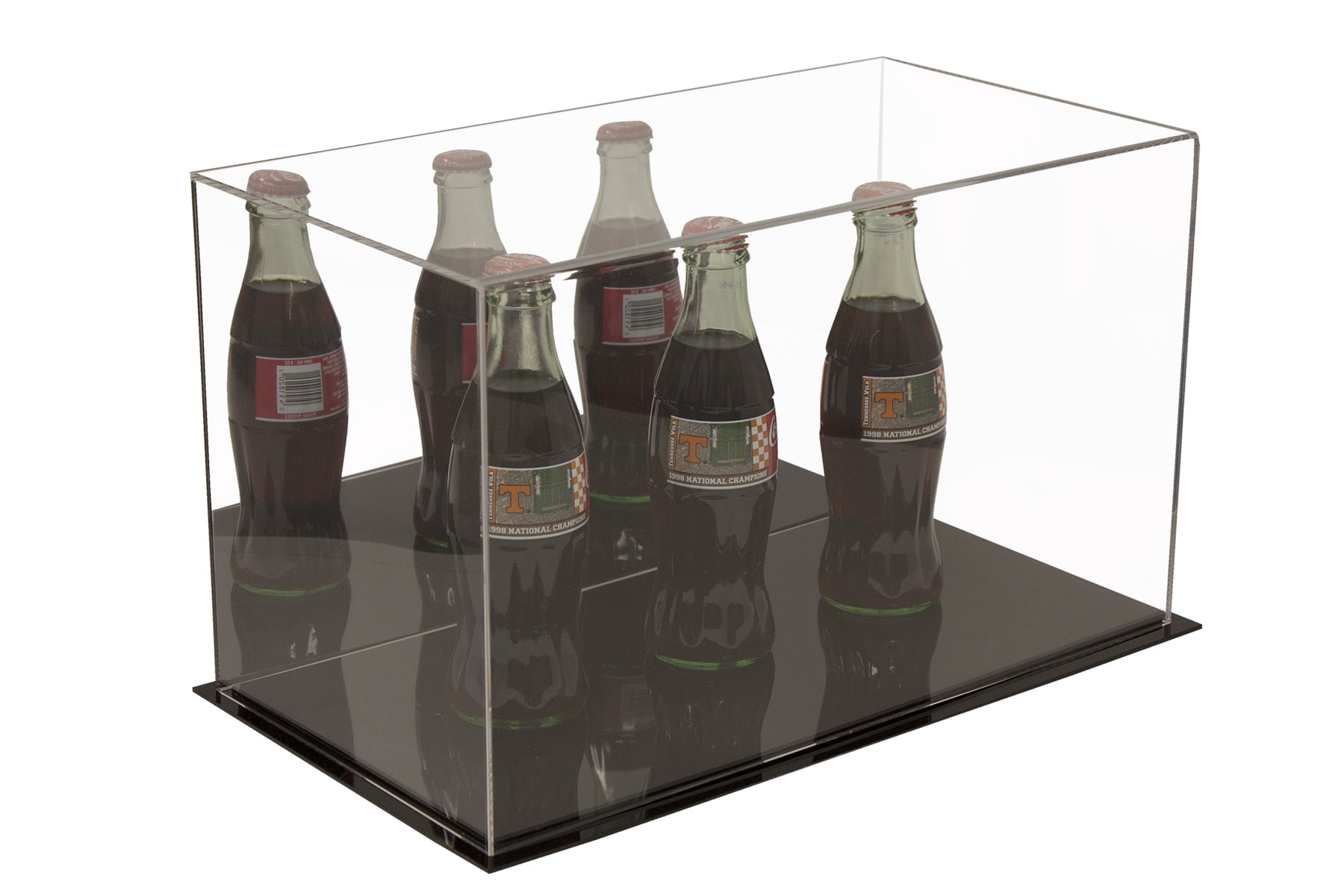 Acrylic Deluxe Display Case with Mirror - Medium Rectangle Box 15