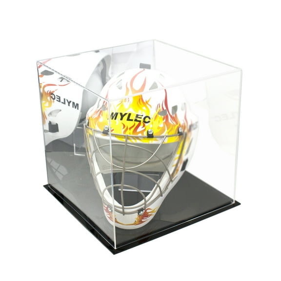 Acrylic Deluxe Display Case with Mirror - Medium Square Box 11" x 11" x 11" (A001-DS)