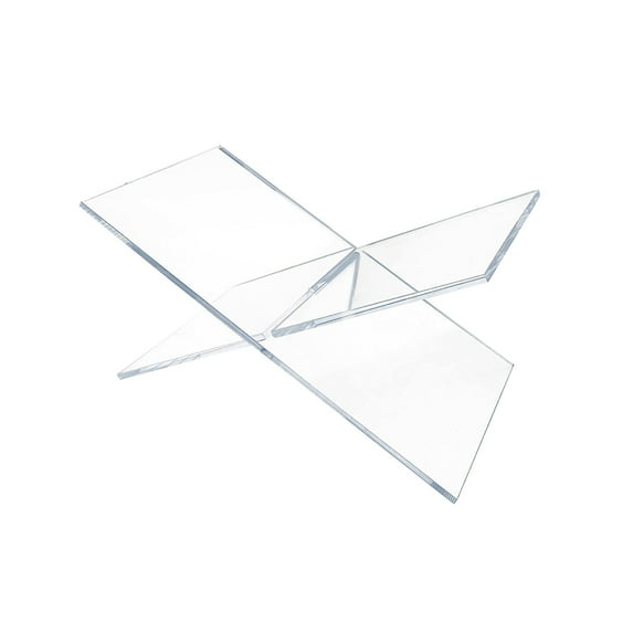 Acrylic Desktop Bookshelf – Transparent Reading Stand for Books, Tablets & Documents, Sleek Modern Design for Home Office