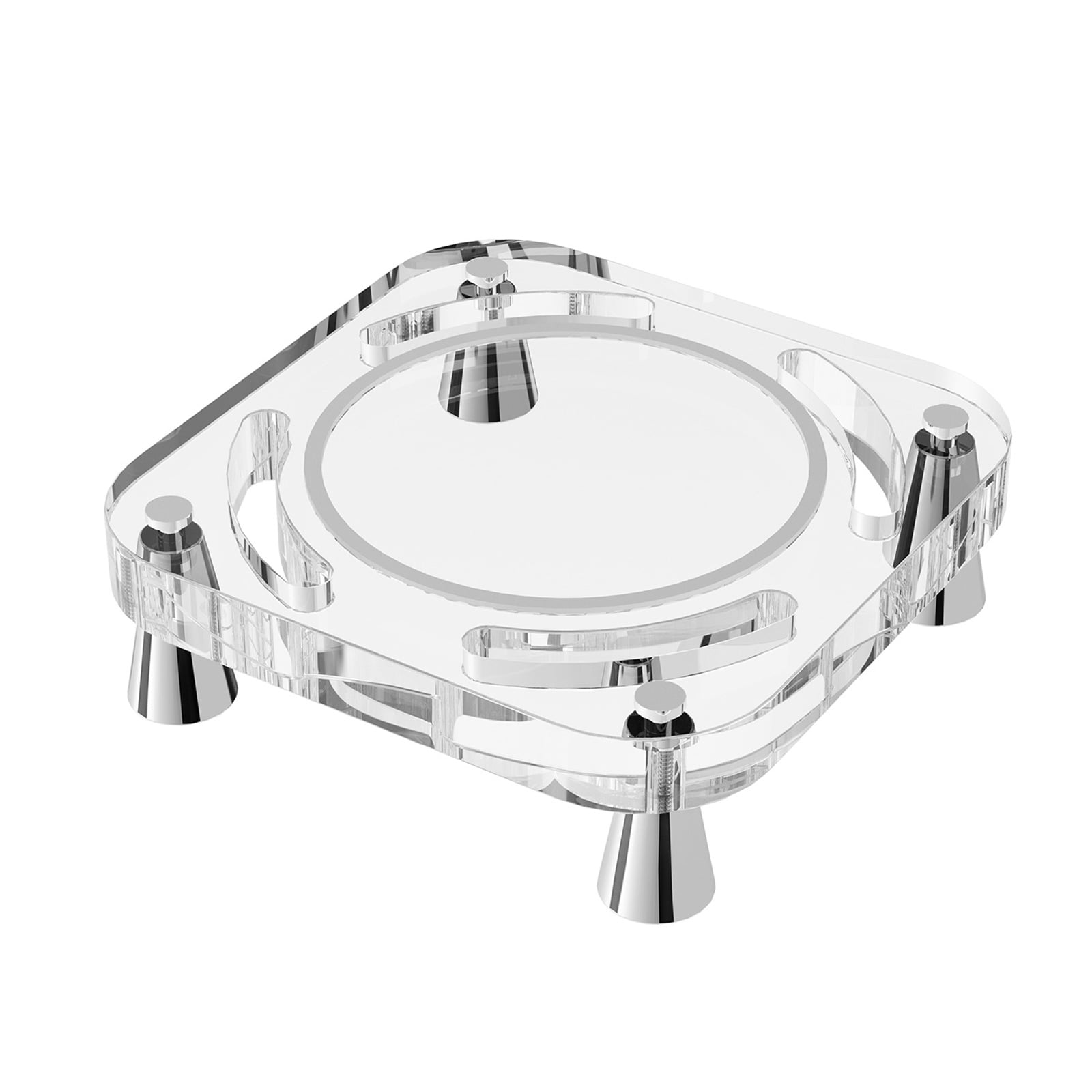 Acrylic Desktop Stand for 2024 Clear Dustproof Laptop Holder Cooling Heat Disspation Mount Accessories