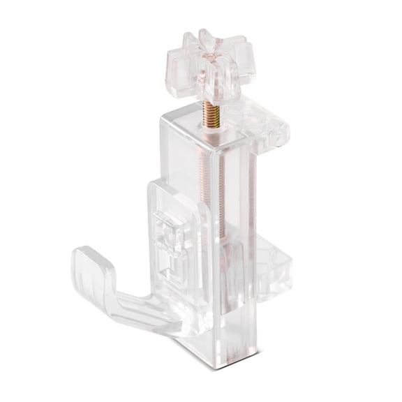 Acrylic Detachable Hook Partition Board with Screw Lock | Horizontal & Vertical Double Use | No Drill No Glue | Bathroom Kitchen Balcony Organizer | 1-Pack