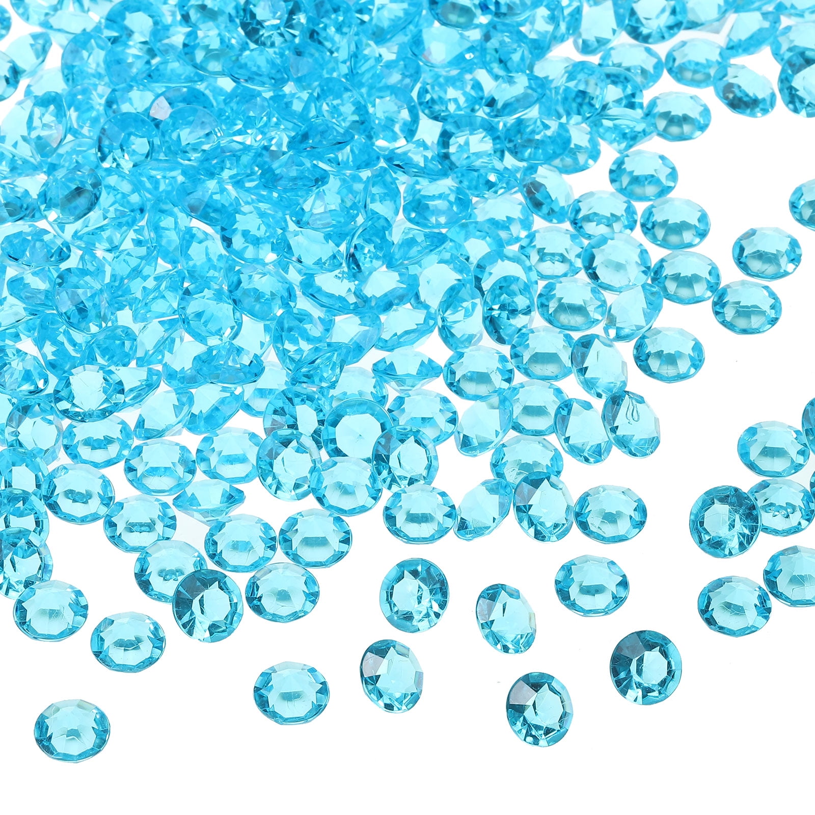 Acrylic Diamonds Vase Fillers Plastic Fake Crystals Gems for Wedding Decor Blue