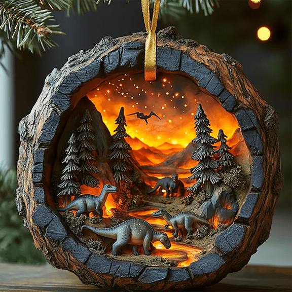 Acrylic Dinosaur Keychain 3D Cute Dinosaur Charm Key Ring For Kids Adults Transparent Acrylic Dinosaur Pendant With Metal Keychain D