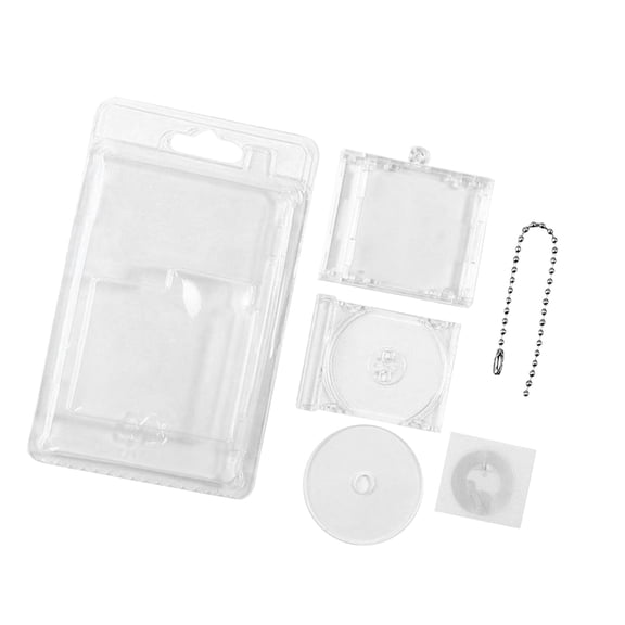 Acrylic Disc Album Pendant Keychain Disc Box Keychain Suitable For Keychain Backpack Pendant Chain Clip Keychain