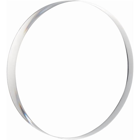 Acrylic Disc Display Block 6" Diameter Round Display Base for Collectibles Clear