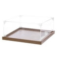 thumbnail image 1 of Unique Bargains Acrylic Display Case, 10''x10''x4'' Clear Display Box Assemble Dustproof Storage Organizer Showcase for Collectibles Action Figures, 1 of 7