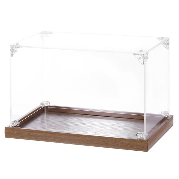 Acrylic Display Case, 10''x6''x6'' Clear Display Box Assemble Dustproof Storage for Collectibles Action Figures