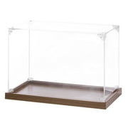 Unique Bargains Acrylic Display Case, 12"x6"x8" Clear Display Box Assemble Dustproof Storage Organizer Showcase for Collectibles Action Figures