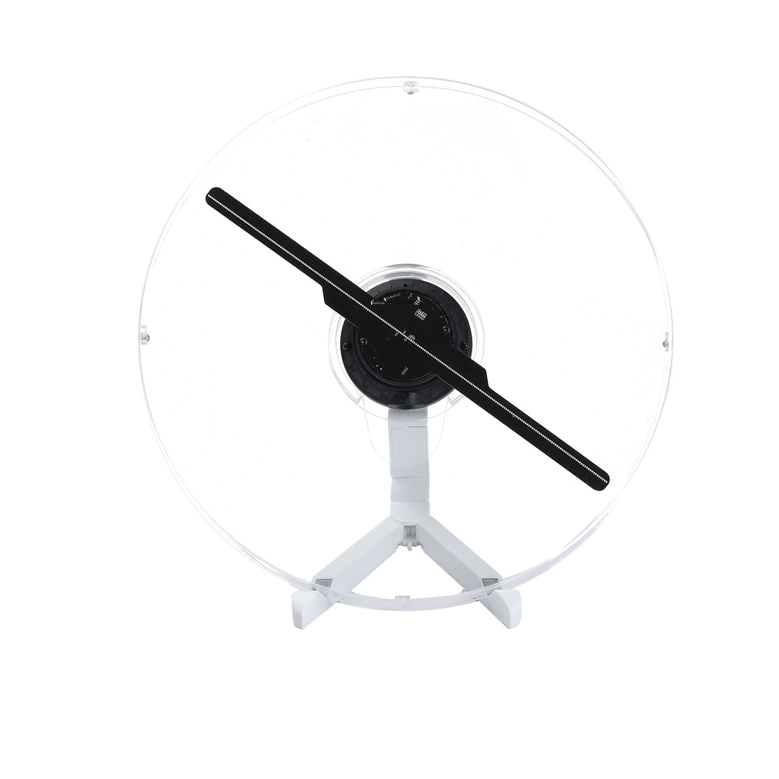 Acrylic Display Case Box, Clear, Assemble, for Collectibles, 3D Hologram Fan Up To 16.5 Inches